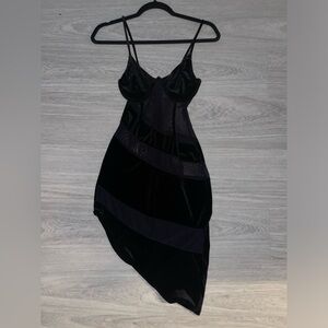 Black evening dress